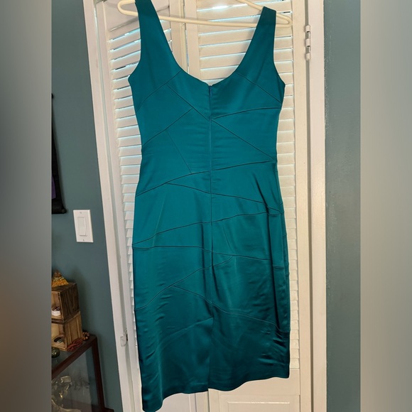 Satin Cocktail Dress - Picture 2 of 5